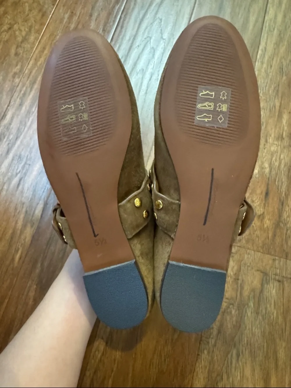 Madewell The Remy Mary Jane Flat Dried Acorn Size 5.5 NWOT